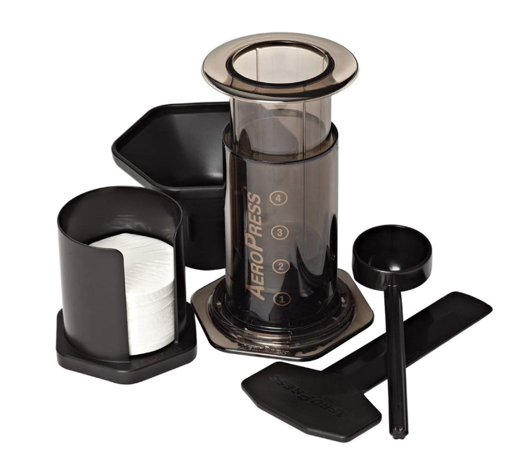 AeroPress Cafetera ideal para cualquier amante del café que busque una taza  de café suave, con cuerpo, sin acidez ni amargor. Prepara de…